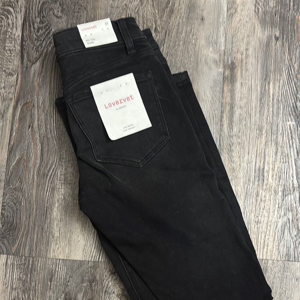 Lovevote Women's Black Skinny Jeans